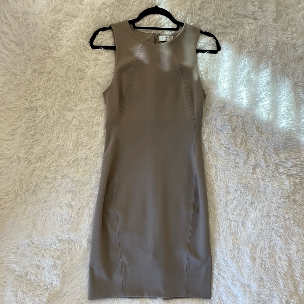 Aritzia Babaton Midi Dress Size 4 Mauve Brown